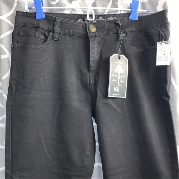 Wax Jeans black skinny size 13 - Picture 6 of 10